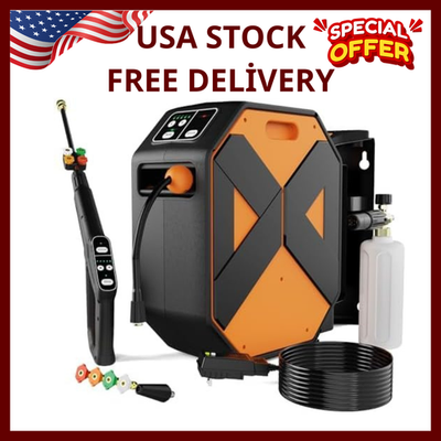 #ad Electric Wall Mounted Power Washer 5000 PSI 3.4 GPM Adjustable Pressure Washer $328.99