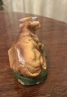 Vintage Paper Mache Laying Cow/Ox Nativity Figurine 5” Made In Italy Christmas — photo 3