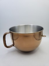 Copper Color Stainless Steel 6 Quart Mixing Bowl for Kitchen Aid Professional.