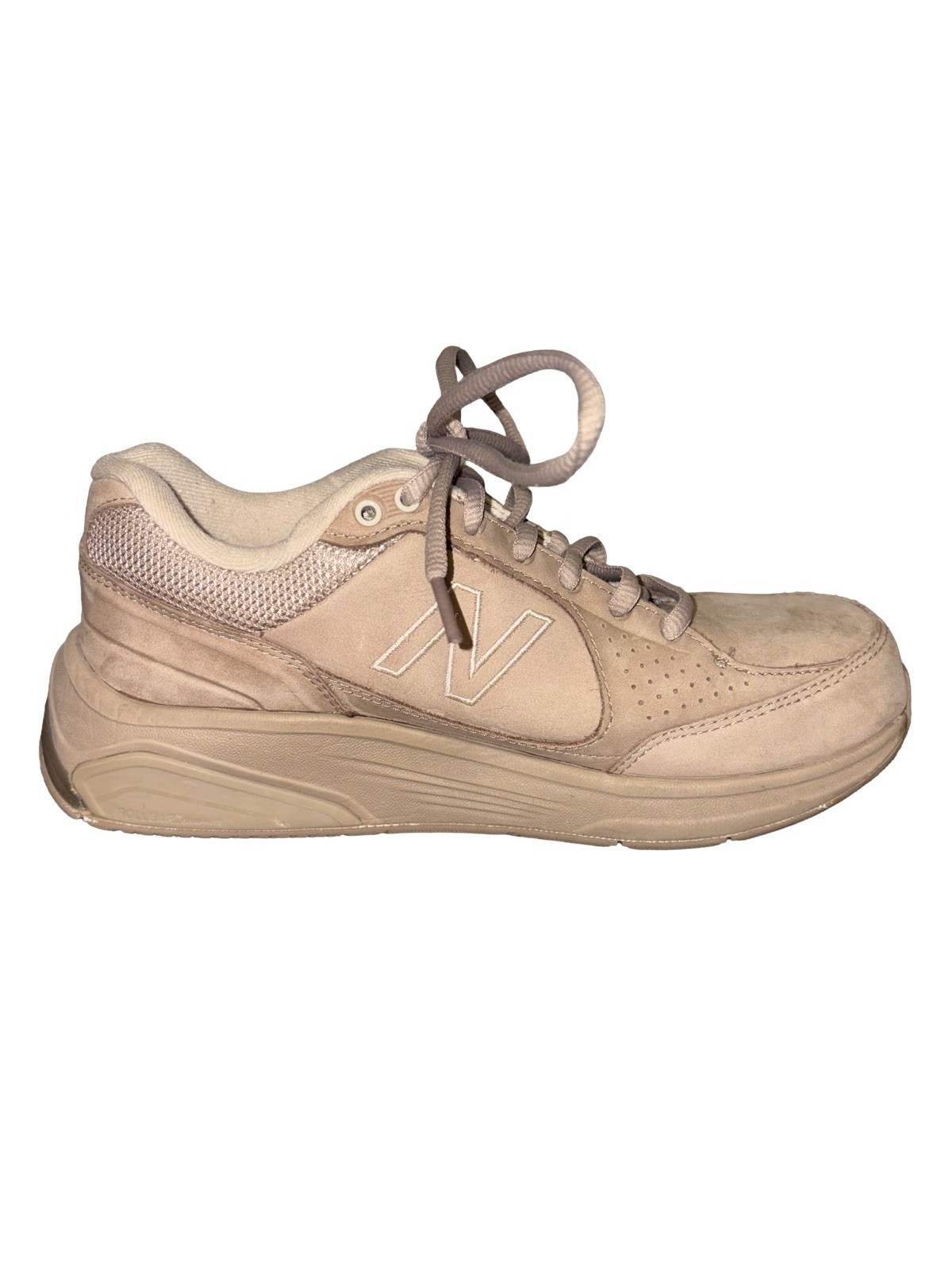 New Balance 928 Beige Tan Suede Walking Strike Path Shoes Size US 7.5 B Rollbar thumbnail 9