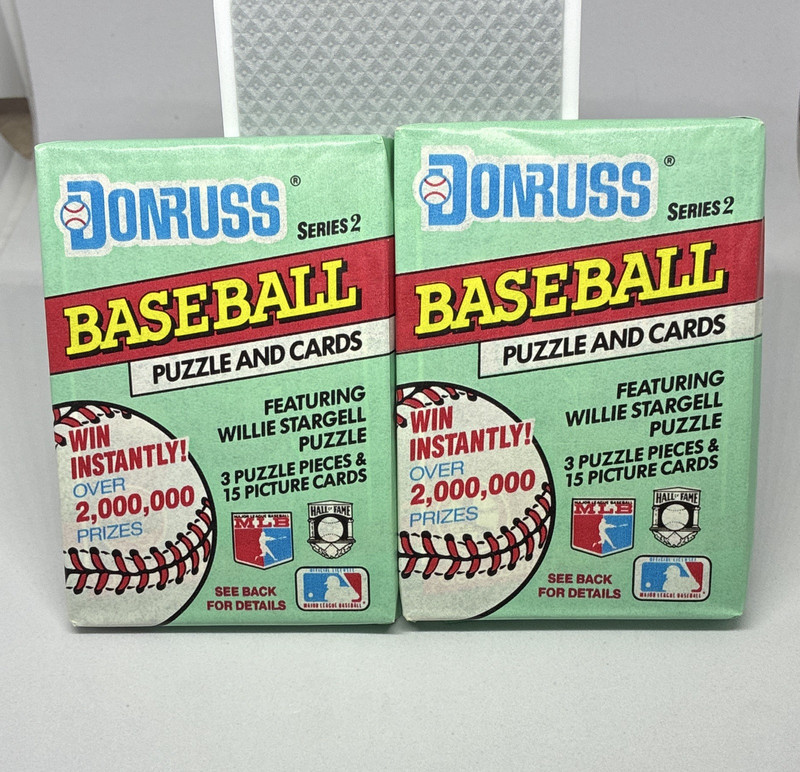 Donruss 1991 Baseball Series 2 MLB Puzzle Willie Stargell Pack. 15 Cards/2 Pks