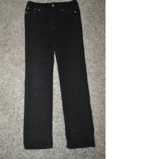 Girls Corduroy Pants 14 Black Skinny Stretch Tractor 5 Pocket