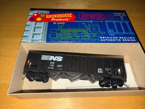 RoundHouse HO Scale Kit#1542 Norfolk Southern 3-Bay Rib Side Hopper. KD’s NOS