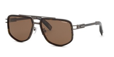 Chopard Sonnenbrille SCHM12V Havanna dunkel glänzend 59/17/145 Herren