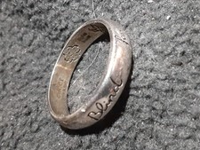 Gucci Ring Blind for Love 6mm 925 Sterling Silver, Size US 9 20
