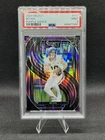 2024 Panini Select - Premier Level Bo Nix #117 Purple Shock Prizm /360 PSA 9 RC