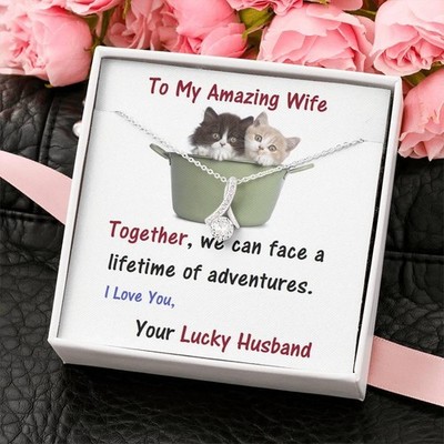 ALLURING BEAUTY Necklace, For Wife | Future Wife | Birthday | Anniversary | Cat