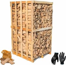 1,8 rm / 2,7  srm Brennholz 100% Buche inkl. Handschuhe & Anzündholz ofenfertig