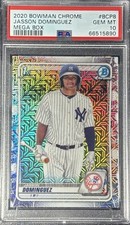 Jasson Dominguez 2020 Bowman Chrome 1st Mega Box RC PSA 10