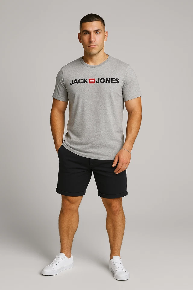 JACK & JONES Herren-T-Shirt mit Corp-Logo, 3er-Pack - Bild 3 von 4