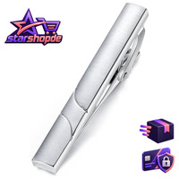 Krawattennadel Herren Edelstahl 5,4Cm Krawattenklammer Tie Clip Mehrweg
