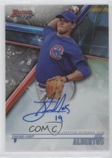 2018 Bowman's Best of Refractor Jose Albertos #B18-JALEI Auto w5b