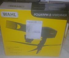 Wahl PowerPik 2  Hair Dryer Afro Curly Pik 3 Heat 2 Speed 1500W Black - Tested