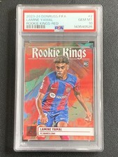 Lamine Yamal 2023-24 Panini Donruss FIFA Rookie Kings Red RC #2 PSA 10