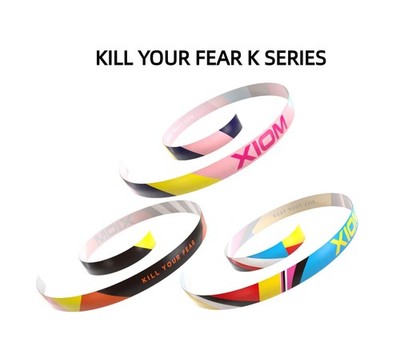 XIOM 422mm Side Tape Bundle ''Kill Your Fear K'' Table Tennis Racket Tape 10mm 1pc