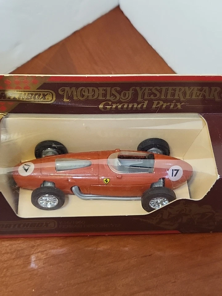 Matchbox modelos de antaño 16/1960 Ferrari Dino 246/v12 Grand Prix nuevo en caja Foto 4 de 4