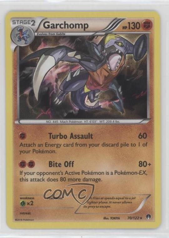 Garchomp Holo Pokémon XY Breakpoint #70