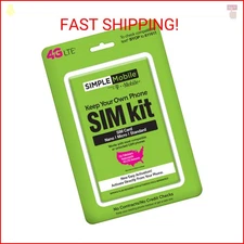 Simple Mobile Keep Your Own Phone 3-in-1 Prepaid SIM Kit