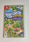 Rollercoaster Tycoon Adventures Deluxe Edition Nintendo Switch, Tested & Working