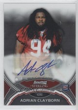 2011 Bowman Sterling Auto Adrian Clayborn #BSA-AC Auto 0b5