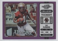 2023 Chronicles Draft Picks Contenders Optic Purple Prizm 1/49 Zay Flowers 16wc