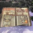 STAR WARS DEATH STAR CARDBOARD INSTRUMENT PANEL BACKDROP KENNER 1978 (DAMAGED)