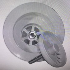 MOUNTAIN PLUMBING 3-1/2 WHITE BASKET STRAINER BWSTU/IW
