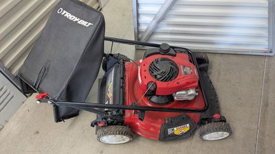 #ad Troy Bilt Walk Behind Push Mower 140cc TB110 $100.00