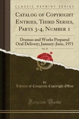 Catalog of Copyright Entries, Third Series, Parts