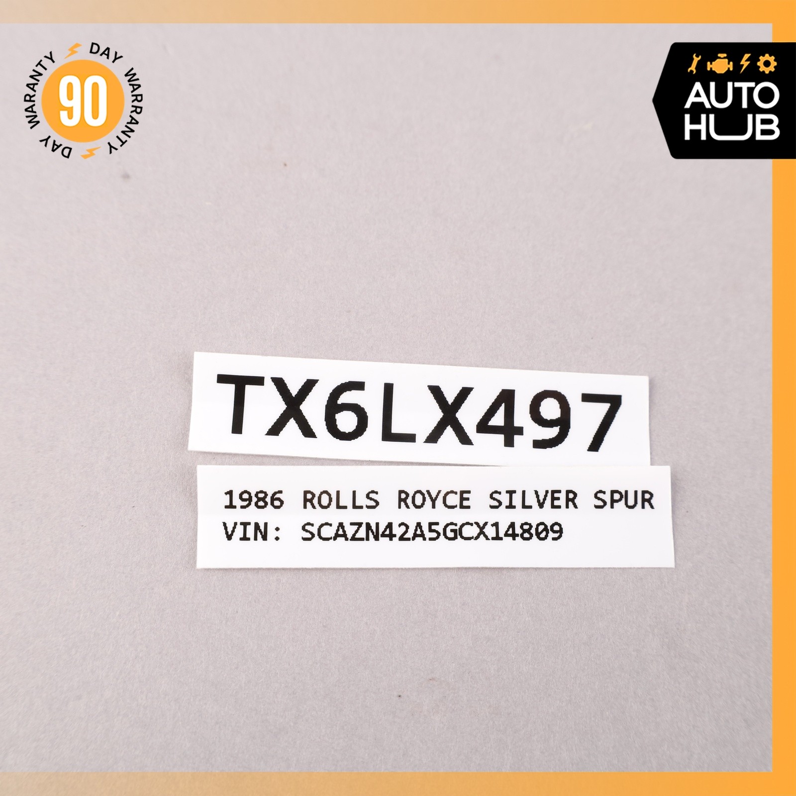 Rolls-Royce Silver Spur Left Dome light