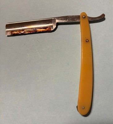 Blue wonder Straight Razor Ewald Plumacher Germany