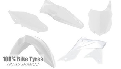 Kawasaki KXF 250 KXF250 2013 - 2016 OEM Racetech Plastic Kit WHITE