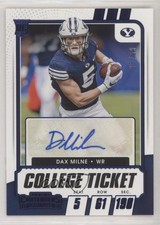 Game Ticket Dax Milne