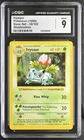 Ivysaur 1999 Pokemon Base Set Shadowless CGC 9 #30