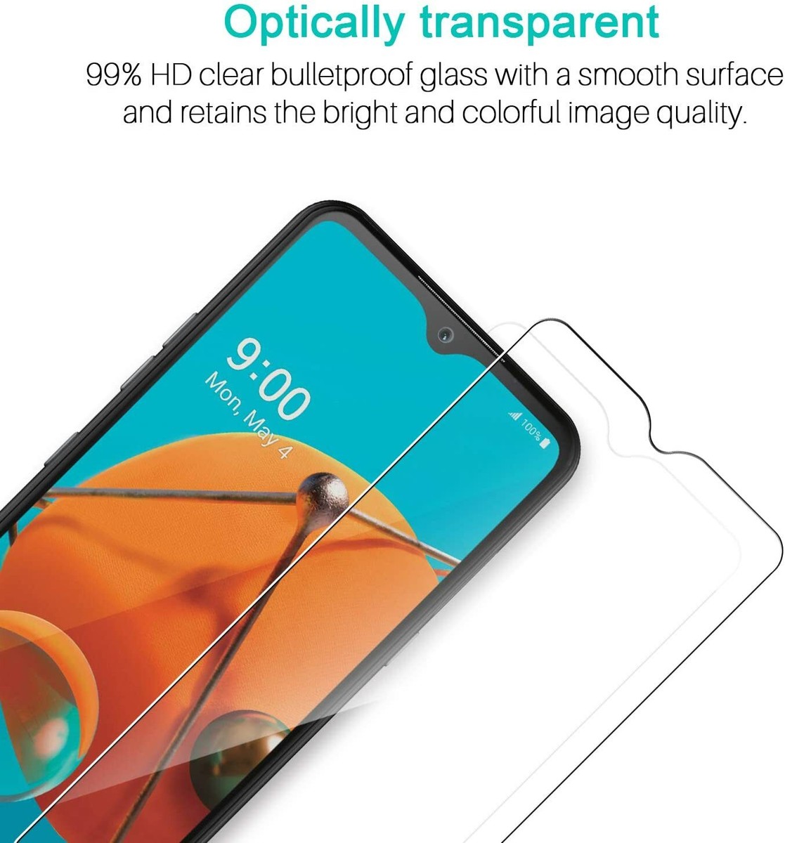 Protector De Pantalla Para Samsung Galaxy A04S, Vidrio Templado Resistencia 9h Grosor 03 Mmtransparente