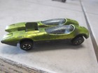 Vintage 1968 Hot Wheels Redlines Splittin’ Image Neon Green
