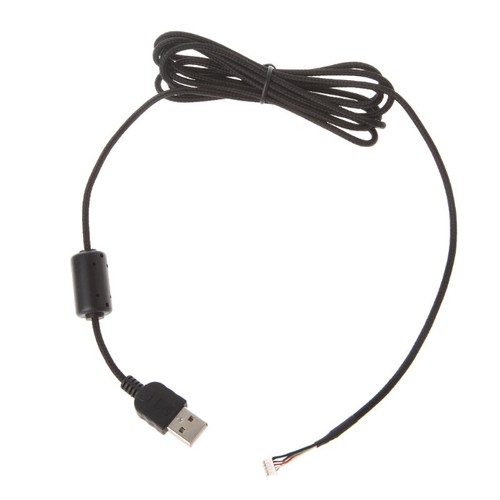 2.2m Durable Nylon Braided Line USB Mouse Cable Cable For G5 G500 Mouse - Afbeelding 5 van 8