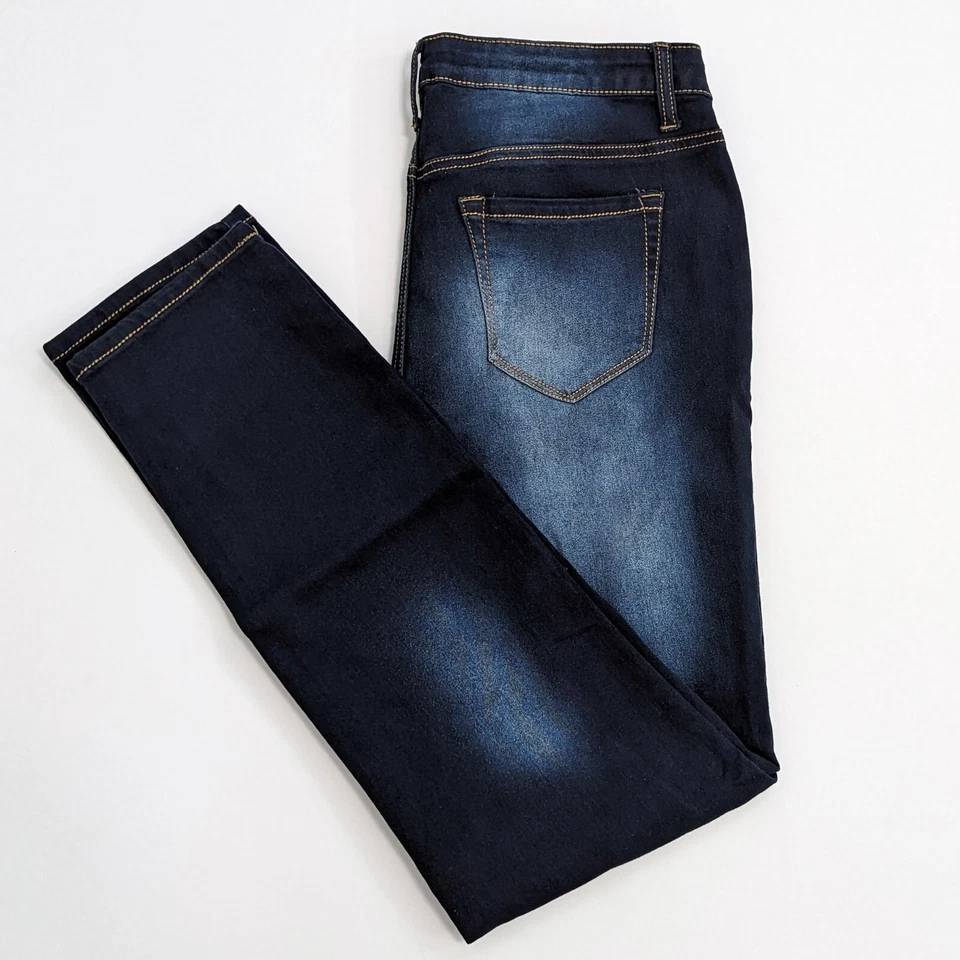 Alloy Apparel Tall Siena Skinny Stretch Jeans Royal Blue Denim 17x 32 Stretch - Image 2 of 4