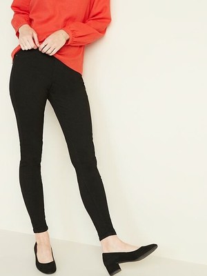 Old Navy Womens Mid-Rise Black Rockstar 