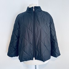 Naya @ Sahara Jacket Coat Black Beige Rrp £149 Size 3 Will Fit Uk 12 14 Puffer