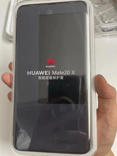 Original Luxury PU Leather Smart View Flip Cover Case For Huawei Mate20 X Phone - Picture 5 of 12
