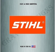 Stihl Tools Car Bumper Window Tool Box Sticker Car Bumper Decal Water Resistant