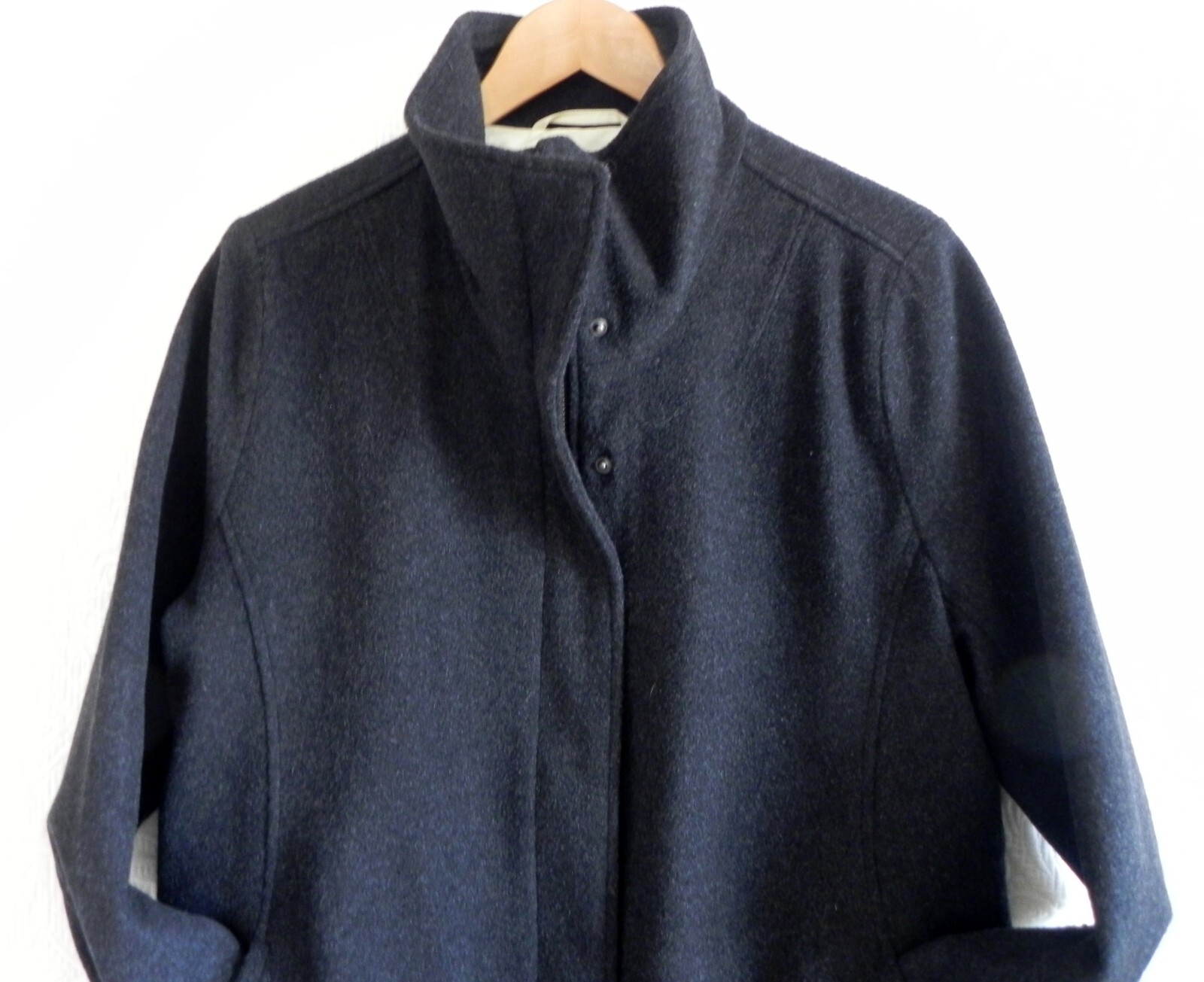 Pendleton Coat Charcoal 2Ways Full Zip/Snaps Pock… - image 8