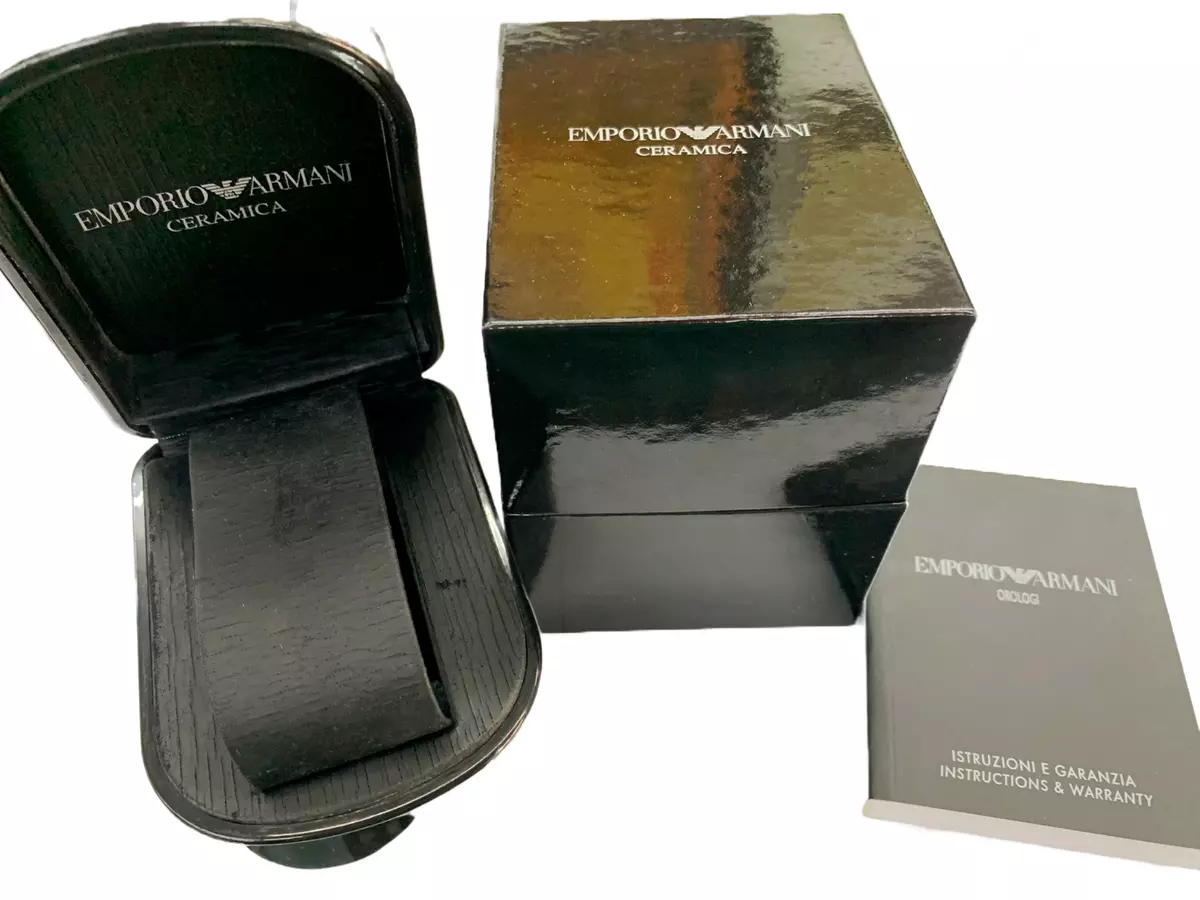 Emporio armani top watch box