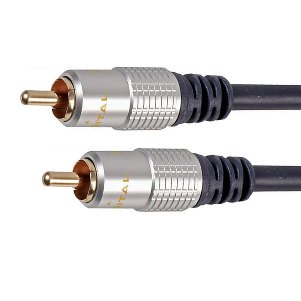 Pro 10m RCA Phono OFC Subwoofer Speaker Mono Audio or Composite Video Cable