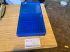 BERRY'S PLASTIC AMMO BOXES (1) BLUE 100 ROUND (44SPL,44MAG,45 COLT,41 MAG,44-40)