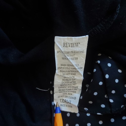 Review Spot Wrap Dress sz 6 - Picture 10 of 10