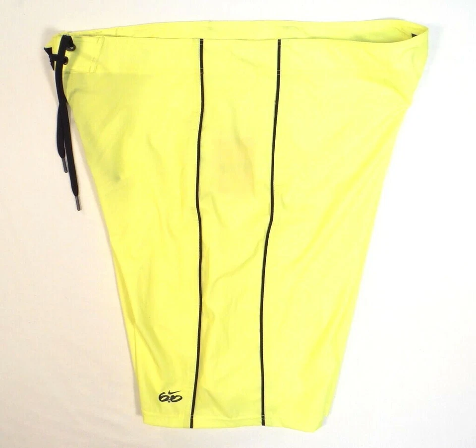 Nike 6.0 Amarillo 4 Vías Elastizado Boardshorts Bañador Pantalones Cortos Para Hombre Nuevo con Etiquetas Foto 3 de 4