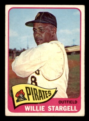 1965 Topps Baseball #377 Willie Stargell GD *f1