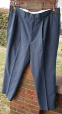 Mens Dark GRAY Farah Dress Pant Pleated Front 38 x 29
